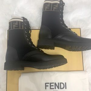 Fendi combat boots